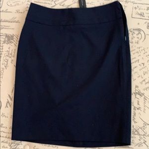 Navy Blue Limited Suit Skirt